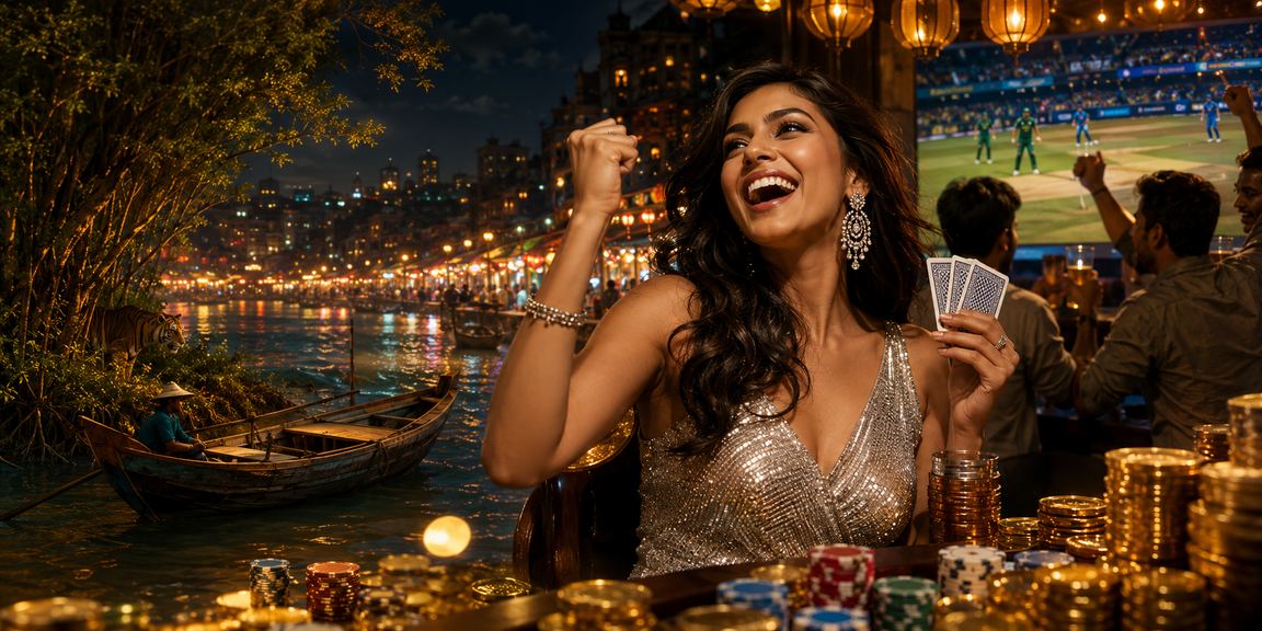 সুন্দরবনের ক্রিকেট বেটিং রাতে বাজারের একটি দৃশ্য